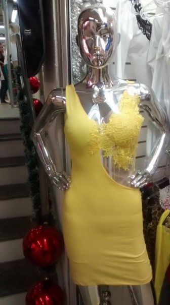 Vestido gripi Amarelo